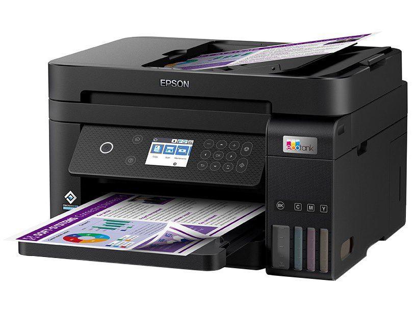 Impressora Multifuncional Epson Ecotank L6270 Tanque de Tinta Colorida USB Wi-Fi ADF
