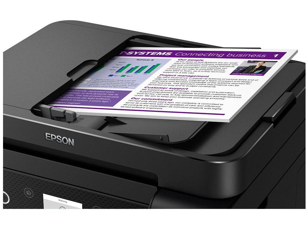 Impressora Multifuncional Epson Ecotank L6270 Tanque de Tinta Colorida USB Wi-Fi ADF