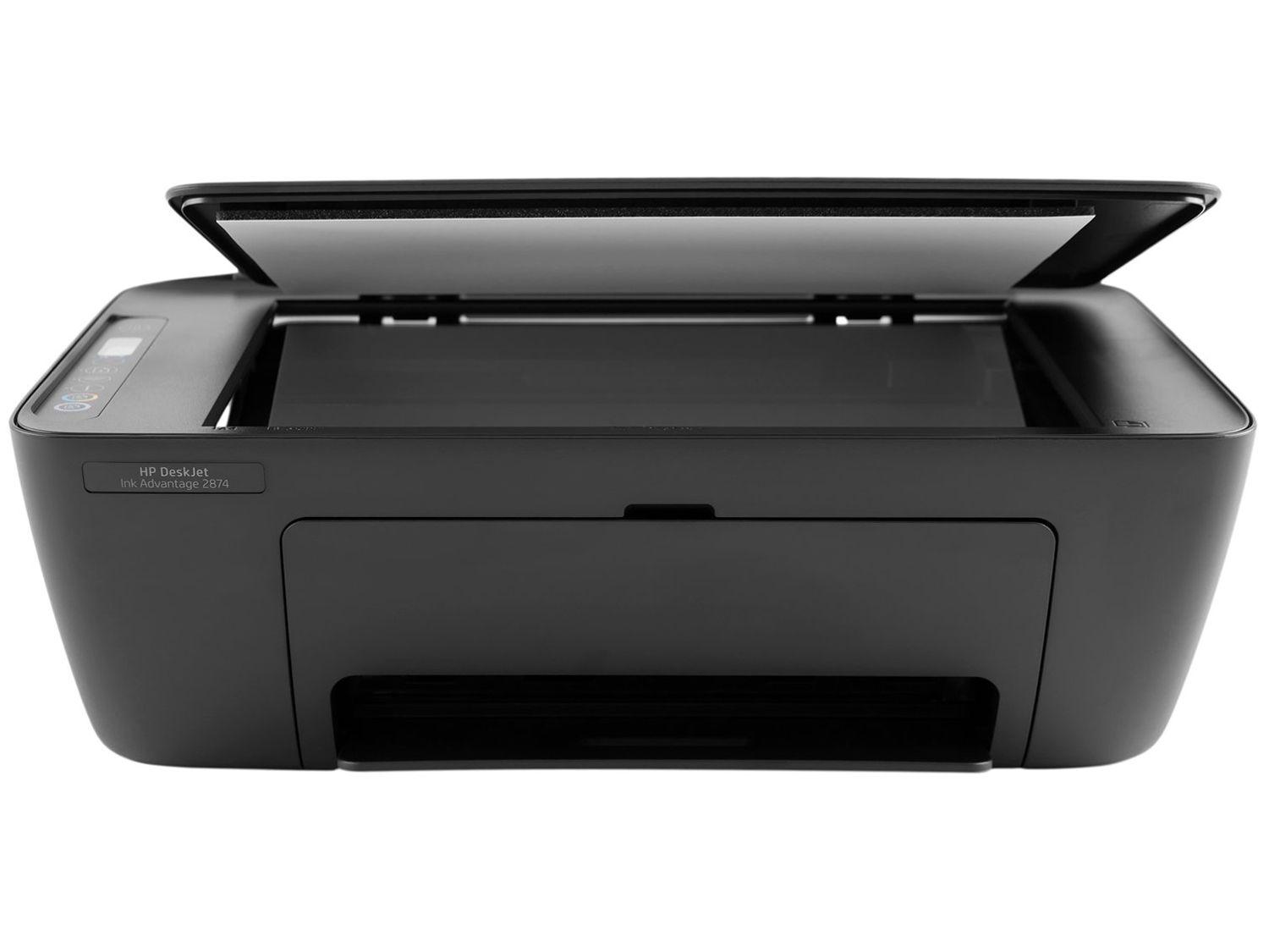 Impressora Multifuncional HP DeskJet Ink 2874 Wi-Fi Jato de Tinta Térmico Colorida USB