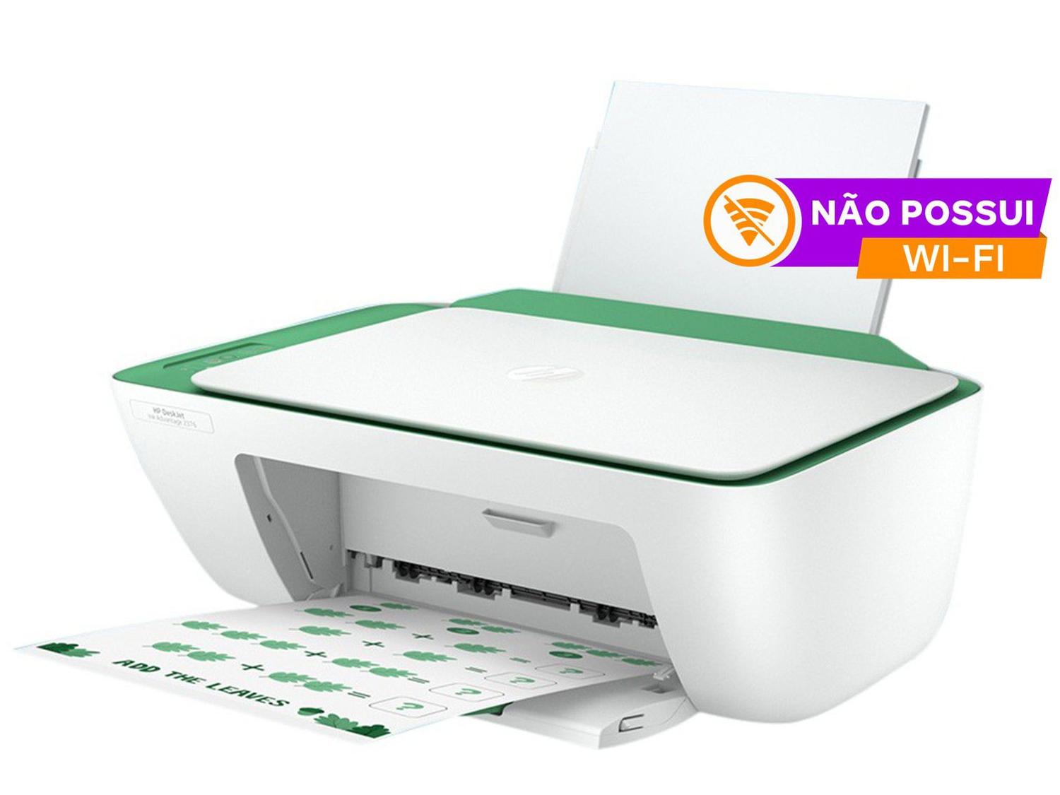 Impressora Multifuncional HP DeskJet Ink Advantage 2376 Jato de Tinta ...