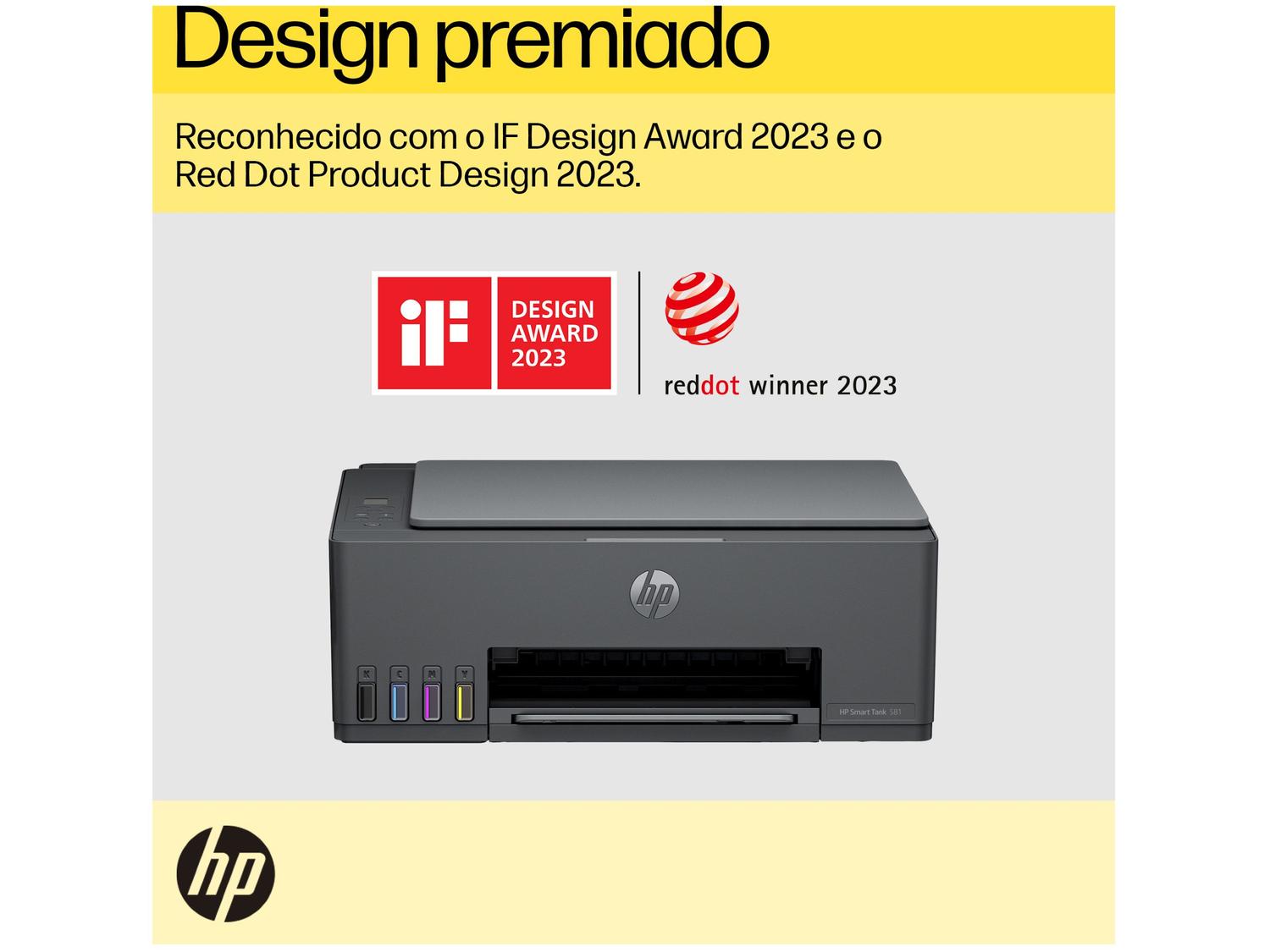Impressora Multifuncional HP Smart Tank 581 Wi-Fi