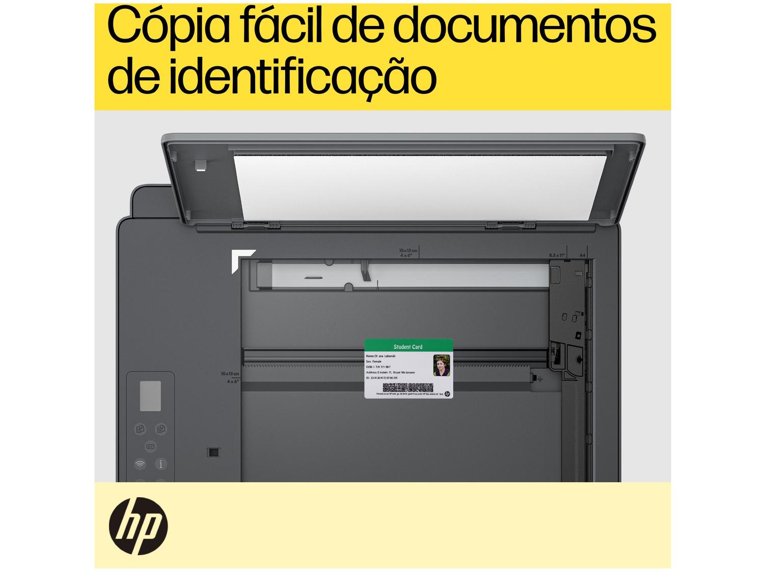 Impressora Multifuncional HP Smart Tank 581 Wi-Fi