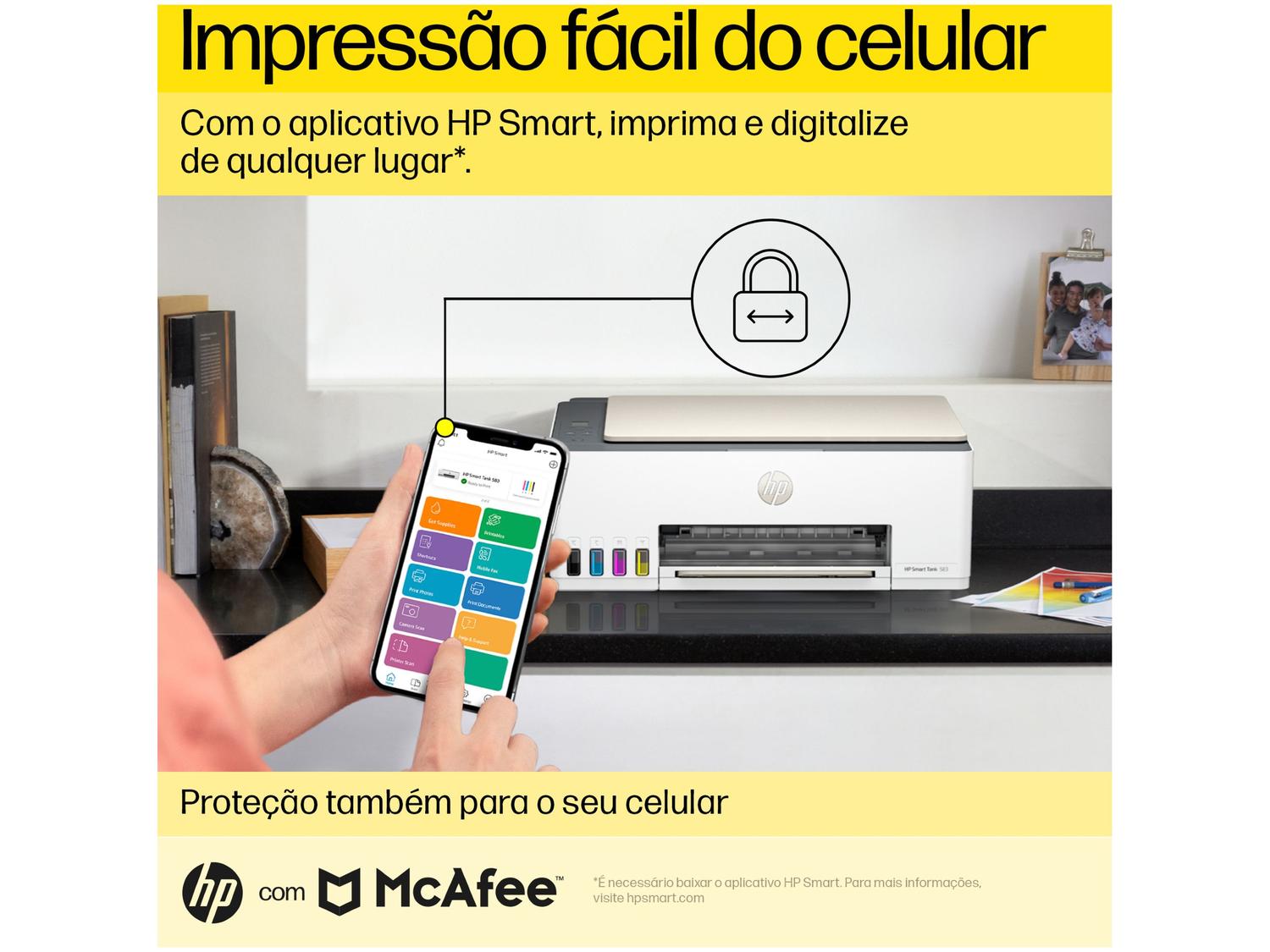 Impressora Multifuncional HP Smart Tank 583 Wi-Fi