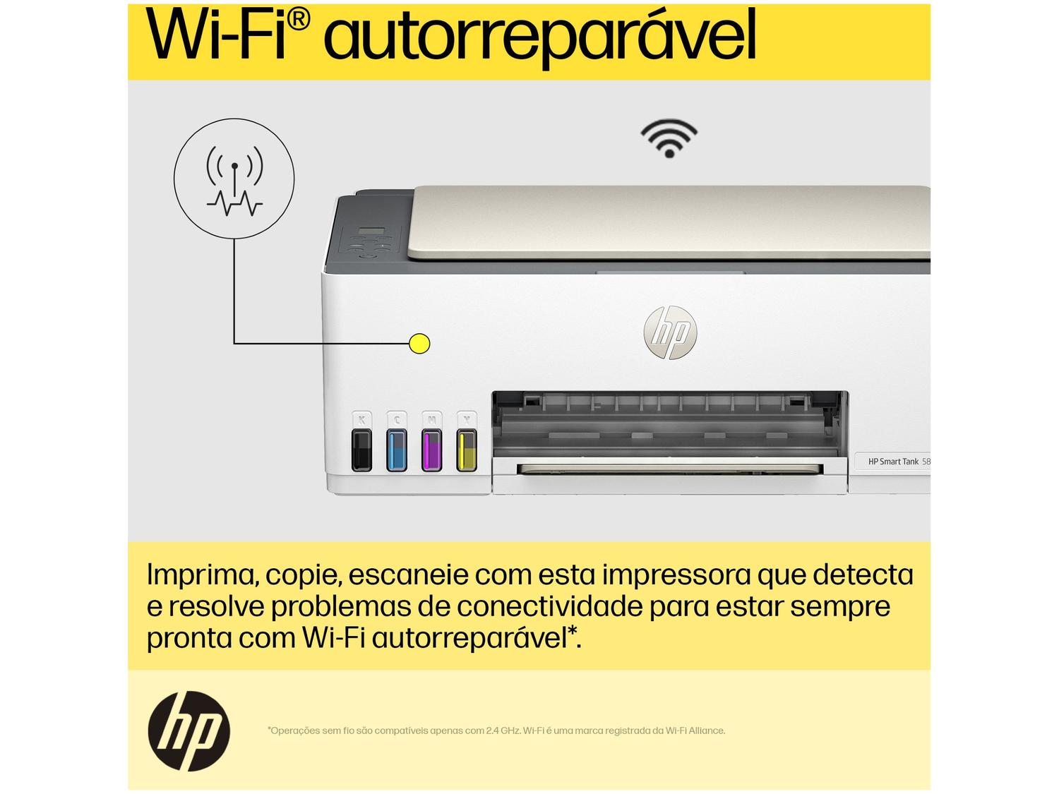 Impressora Multifuncional HP Smart Tank 583 Wi-Fi