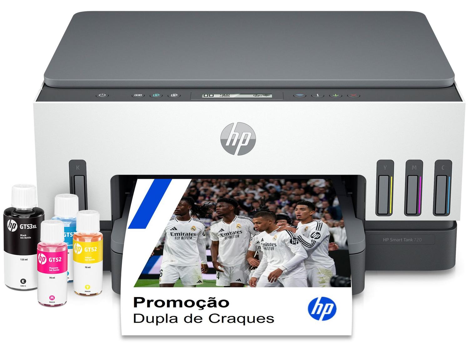 Impressora Multifuncional HP Smart Tank 724 Wi-Fi