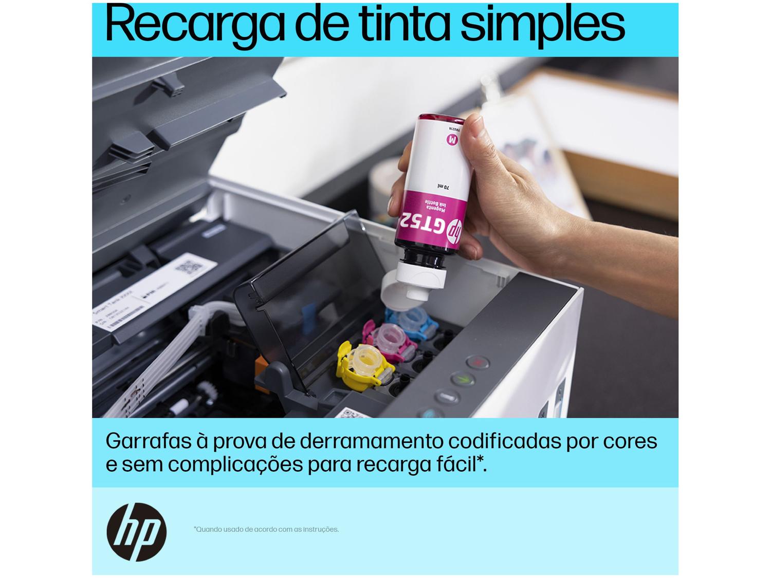 Impressora Multifuncional HP Smart Tank 724 Wi-Fi