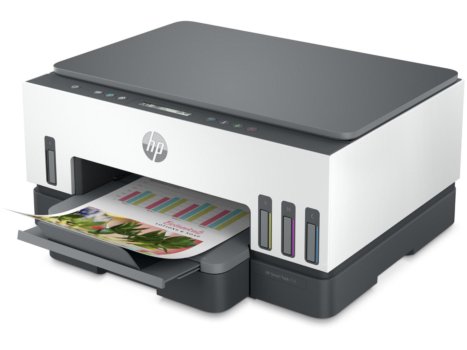Impressora Multifuncional HP Smart Tank 724 Wi-Fi