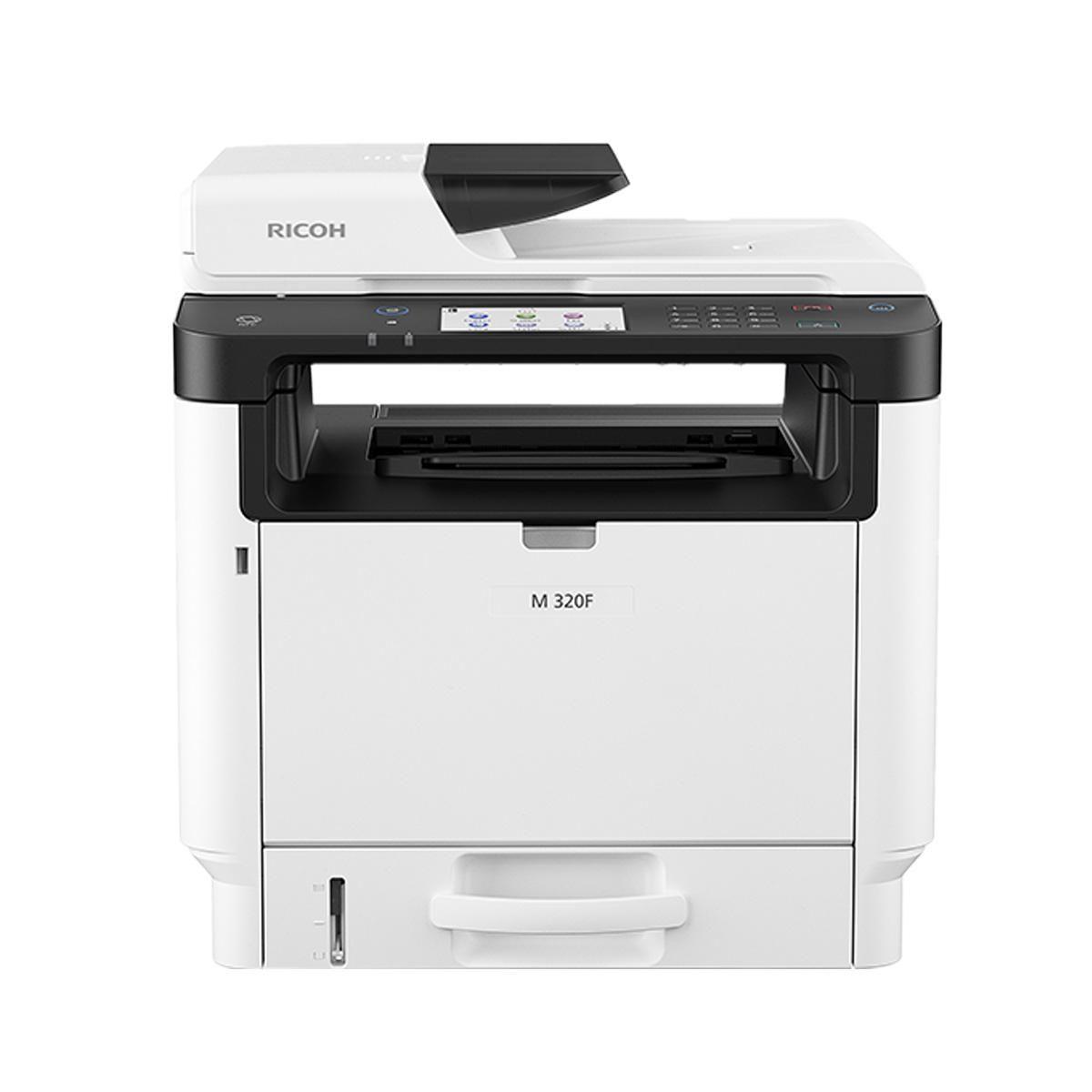 Impressora Ricoh M320F M320 Multifuncional Laser Monocromática com Ethernet e Duplex