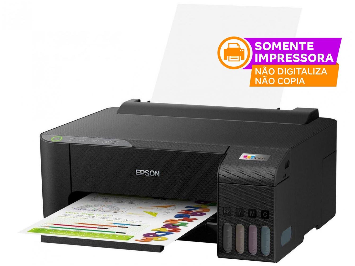 Impressora Tanque de Tinta Epson Wi-Fi Ecotank L1250