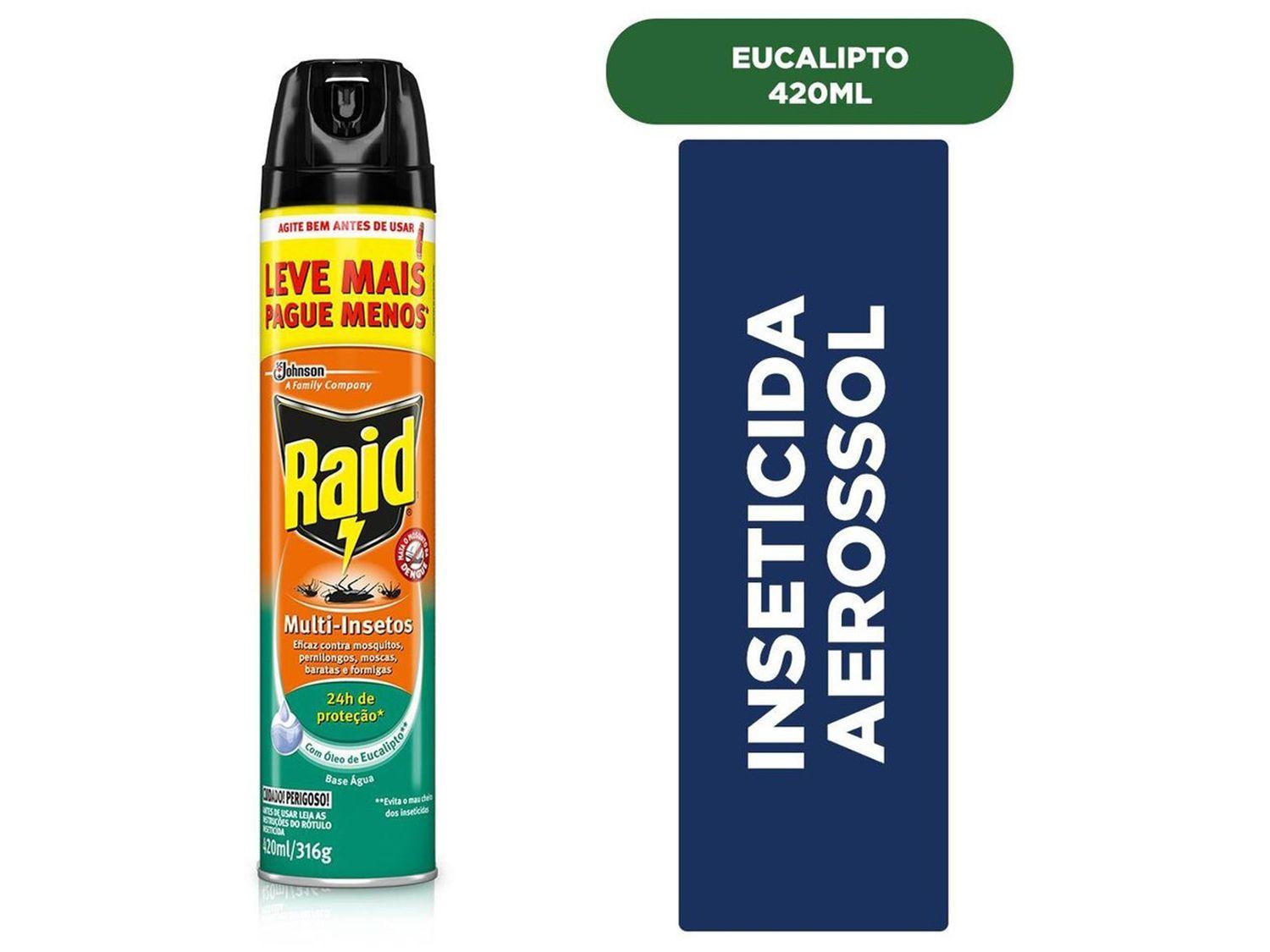 Inseticida Aerossol Raid Multi-insetos