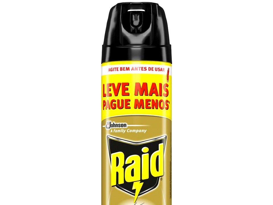 Inseticida Raid Aerossol Mata Baratas e Formigas