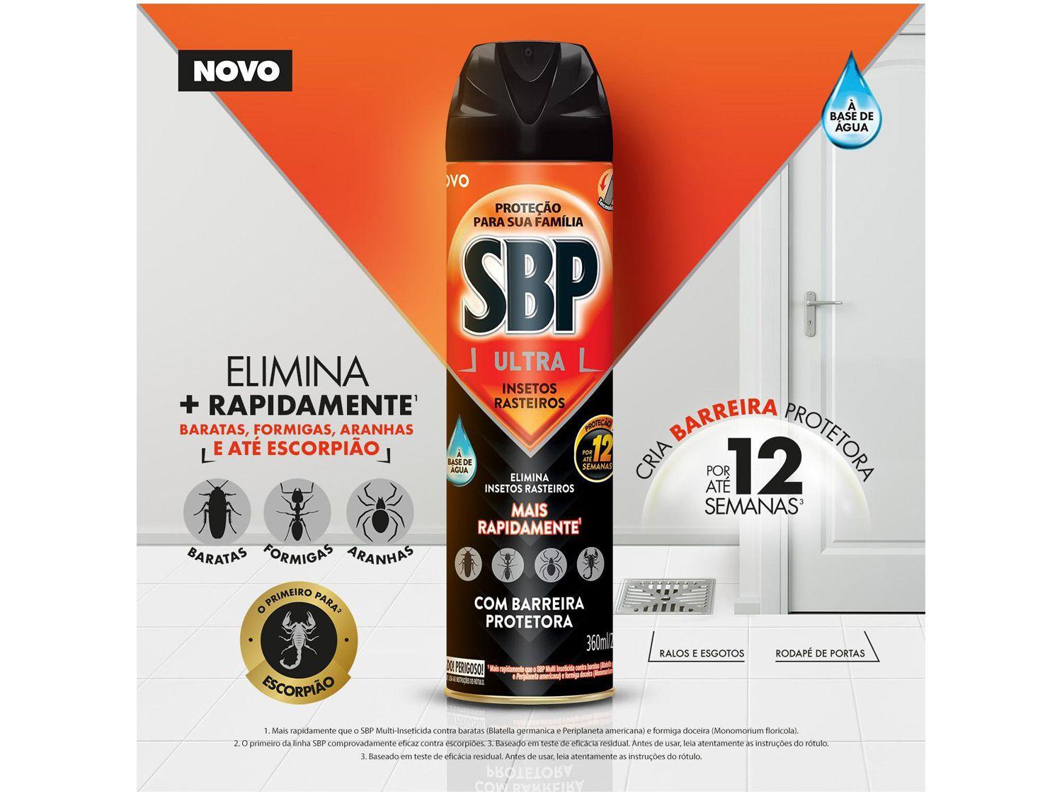 Inseticida SBP Aerossol Ultra 360ml