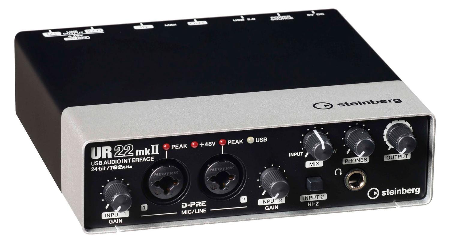 Interface De Áudio Steinberg Ur22 Mk2 Usb Yamaha Equipamento de