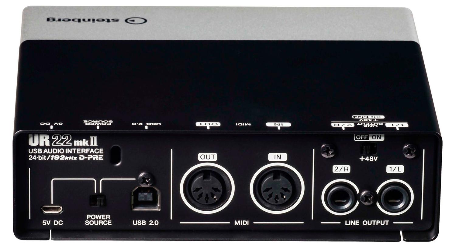 Interface De Áudio Steinberg Ur22 Mk2 Usb Yamaha Equipamento de Áudio Magazine Luiza