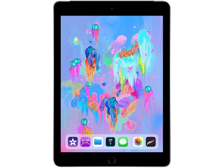 iPad 9,7” 6ª Geração Apple Wi-Fi + Cellular 128GB - Cinza