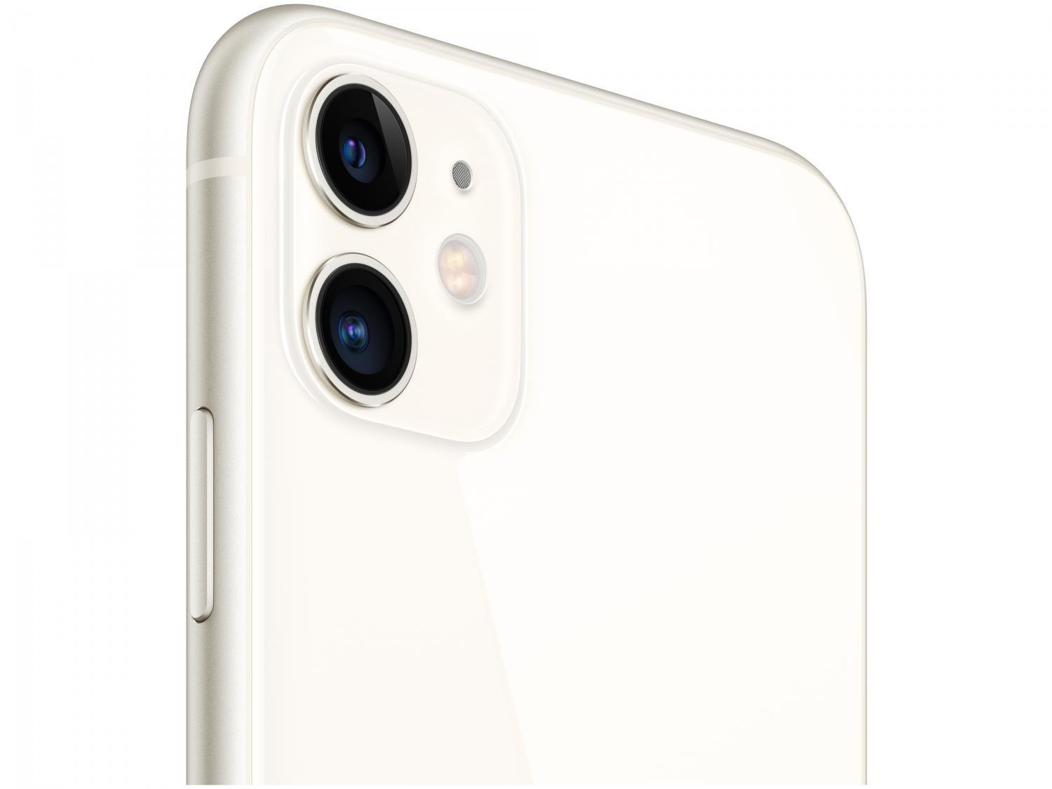 iPhone 11 Apple 128GB Branco 4G Tela 6,1” Retina Câm