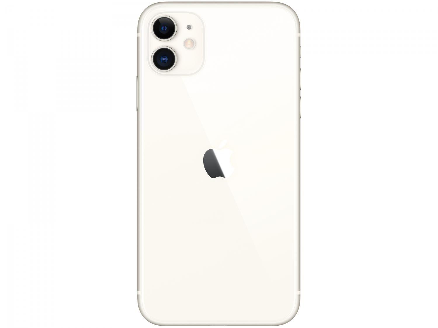 iPhone 11 Apple 256GB Branco 4G Tela 6,1” Retina Câm