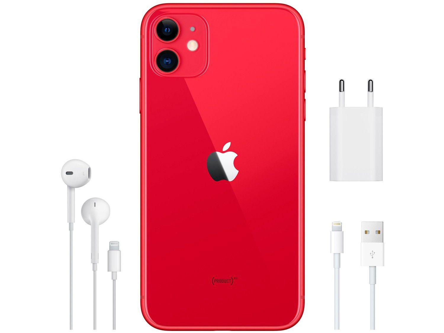 iPhone 11 Apple 256GB (PRODUCT)RED 6,1” 12MP iOS