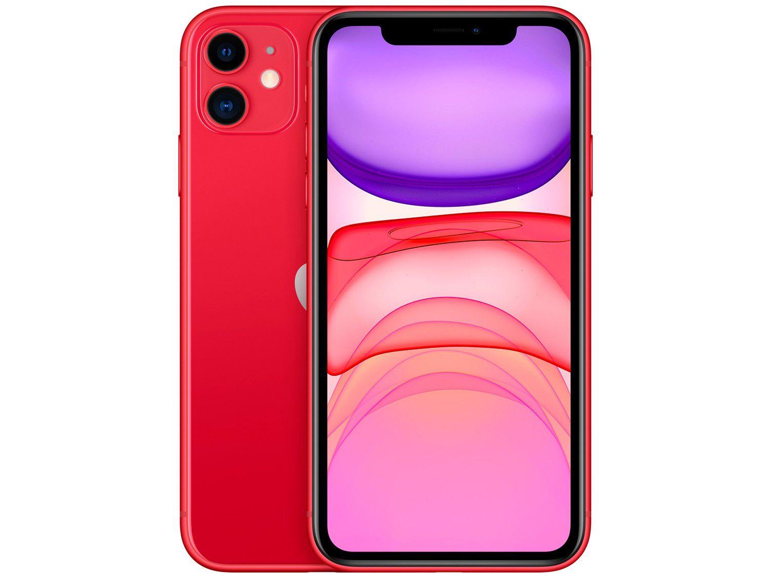 iPhone 11 Apple 64GB (PRODUCT)RED 6,1” 12MP iOS iPhone 11 Magazine