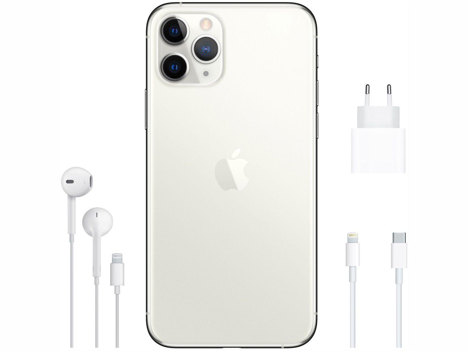 iPhone 11 Pro Max Apple 512GB Prata 4G Tela 6,5” Retina