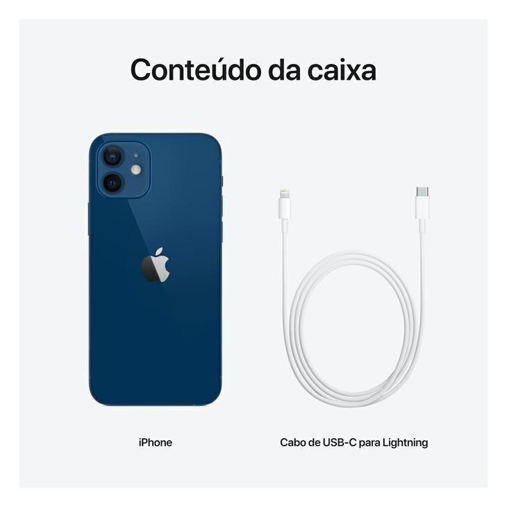 iPhone 12 Apple Azul, 64GB Desbloqueado - MGJ83BR/A - iPhone