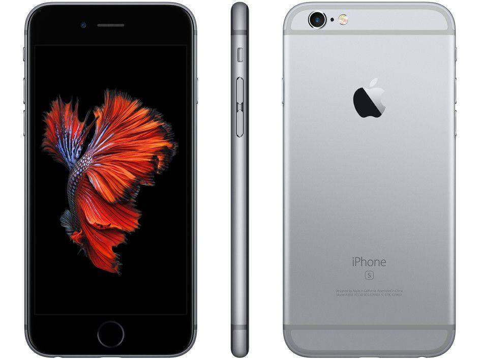 iPhone 6s Apple 32GB Cinza-espacial 4,7” 12MP iOS iPhone 6s Apple 32GB Cinza-espacial 4,7” 12MP iOS