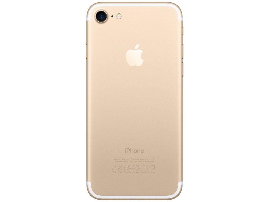 iPhone 7 Apple 32GB Dourado 4G Tela 4.7” Retina Câm
