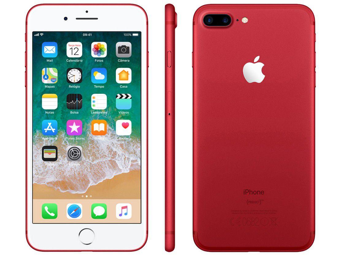 iPhone 7 Plus Vermelho / Red Special Edition Apple 128GB