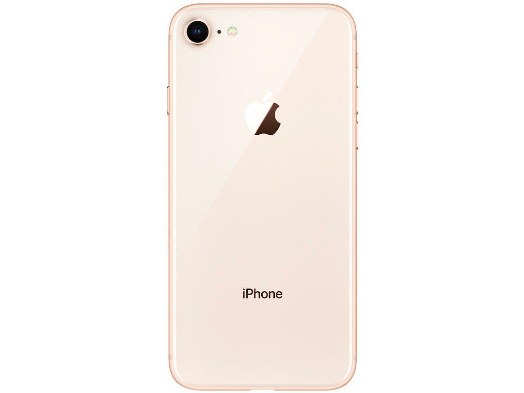 iPhone 8 Apple 128GB Dourado 4,7” 12MP iOS iPhone 8 e 8 Plus