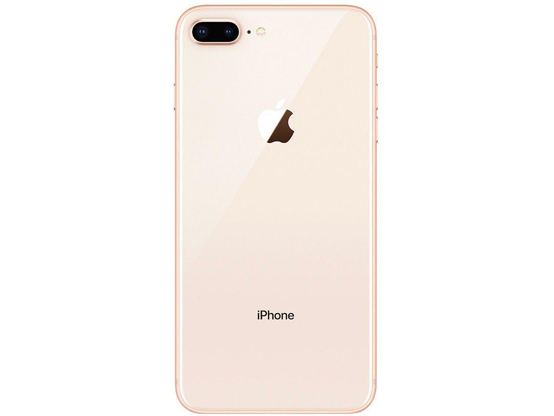 iPhone 8 Plus Apple 128GB Dourado 5,5” 12MP iOS iPhone 8 Plus