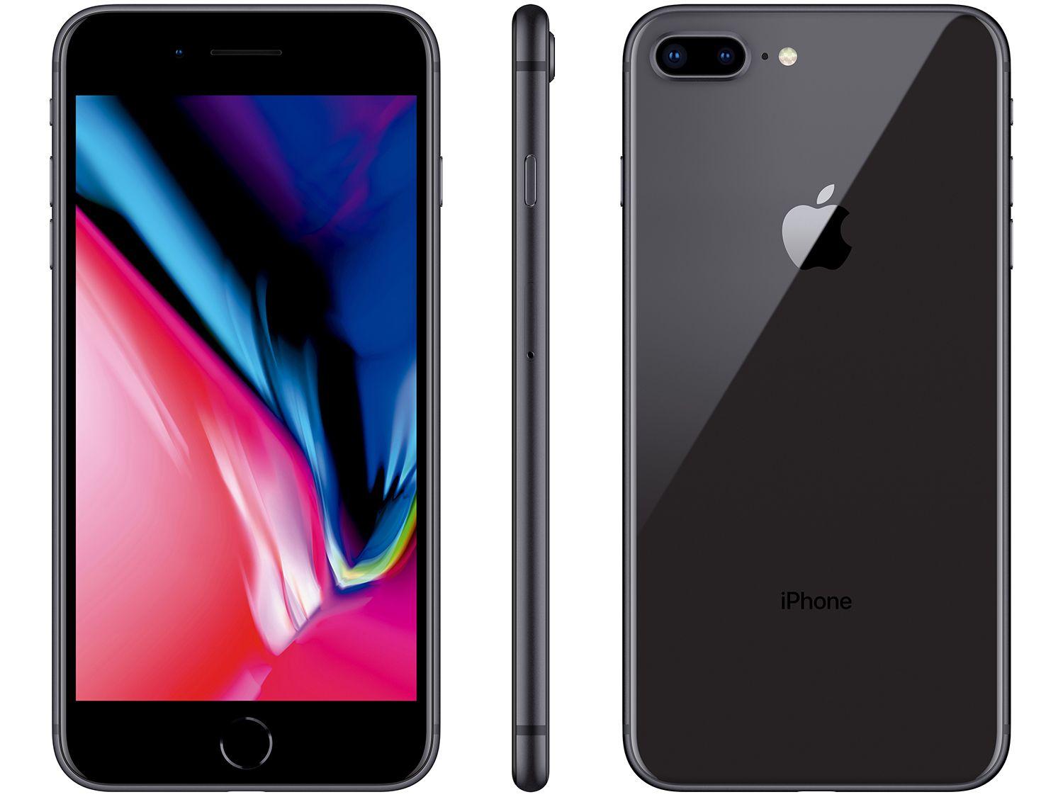 iPhone 8 Plus Apple 256GB Cinza Espacial 4G Tela 5,5