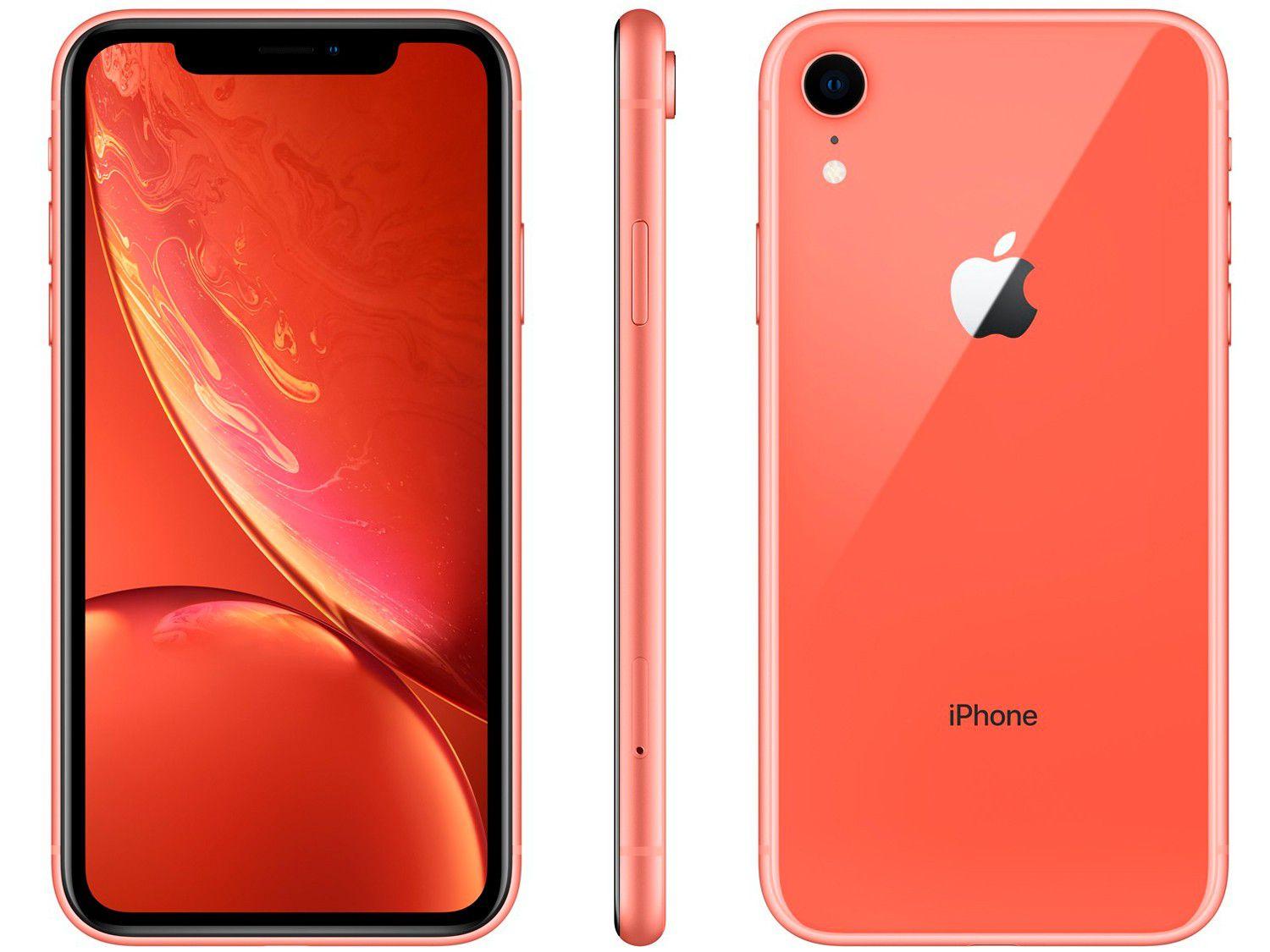 iPhone XR Apple 128GB Coral 6,1” 12MP iOS