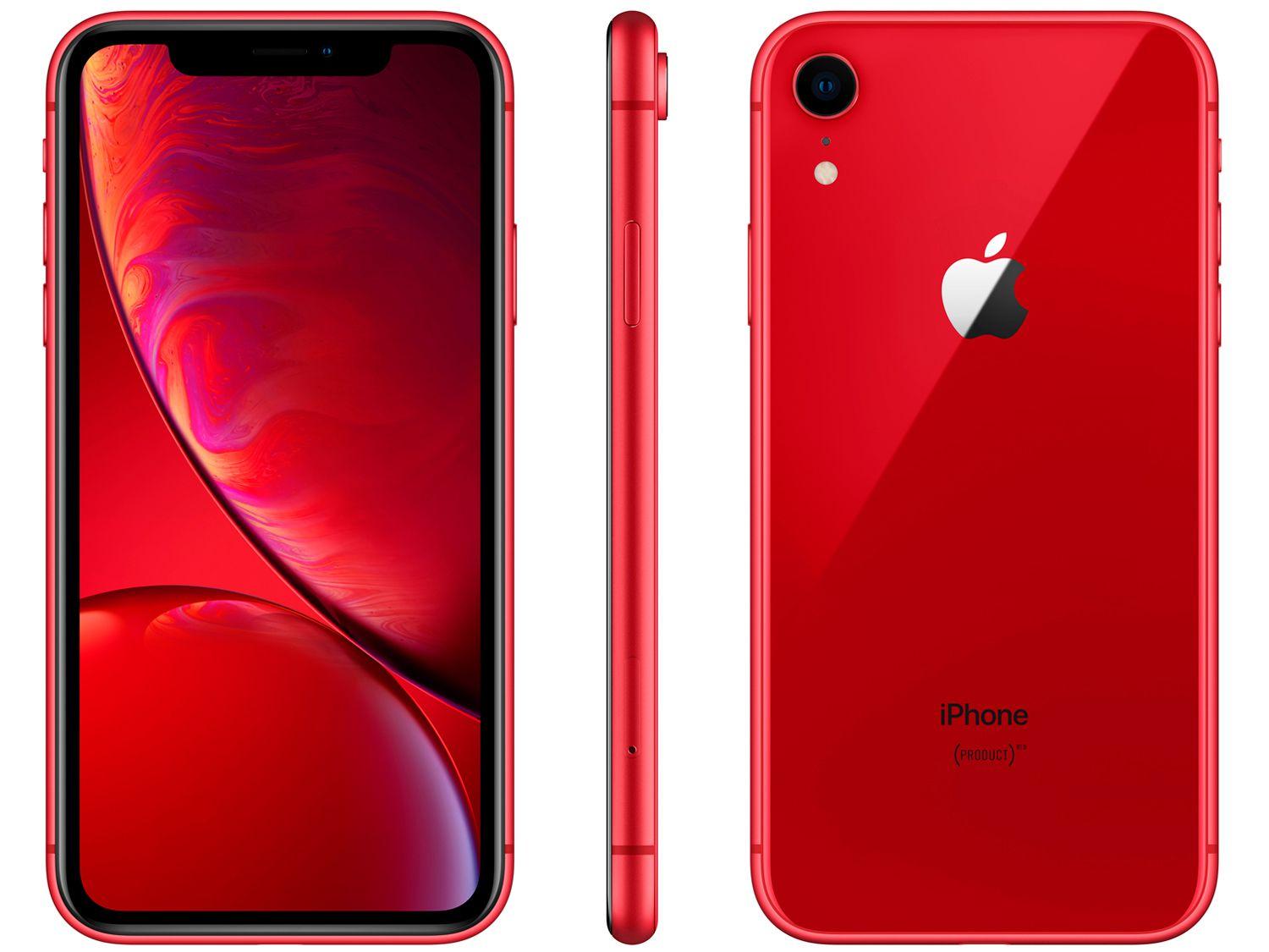 iPhone XR Apple 128GB (PRODUCT)RED 6,1” 12MP iOS