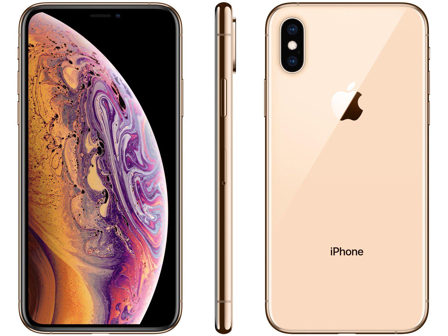 iPhone XS Max Apple 64GB Dourado 6,5” 12MP
