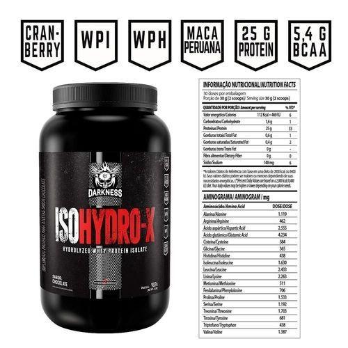ISO HYDROX 907g DARKNESS INTEGRALMEDICA Whey Protein Magazine Luiza