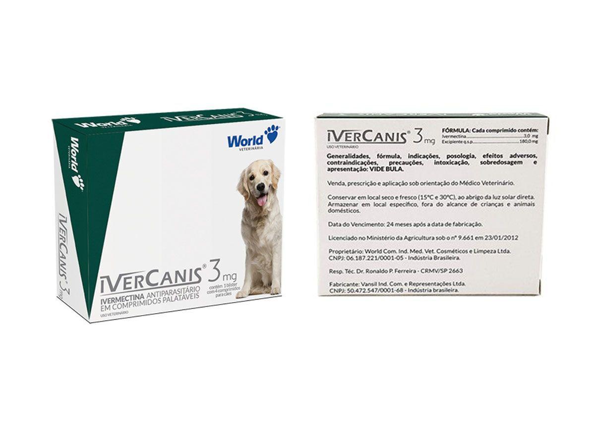 Ivercanis Ivermectina 3mg