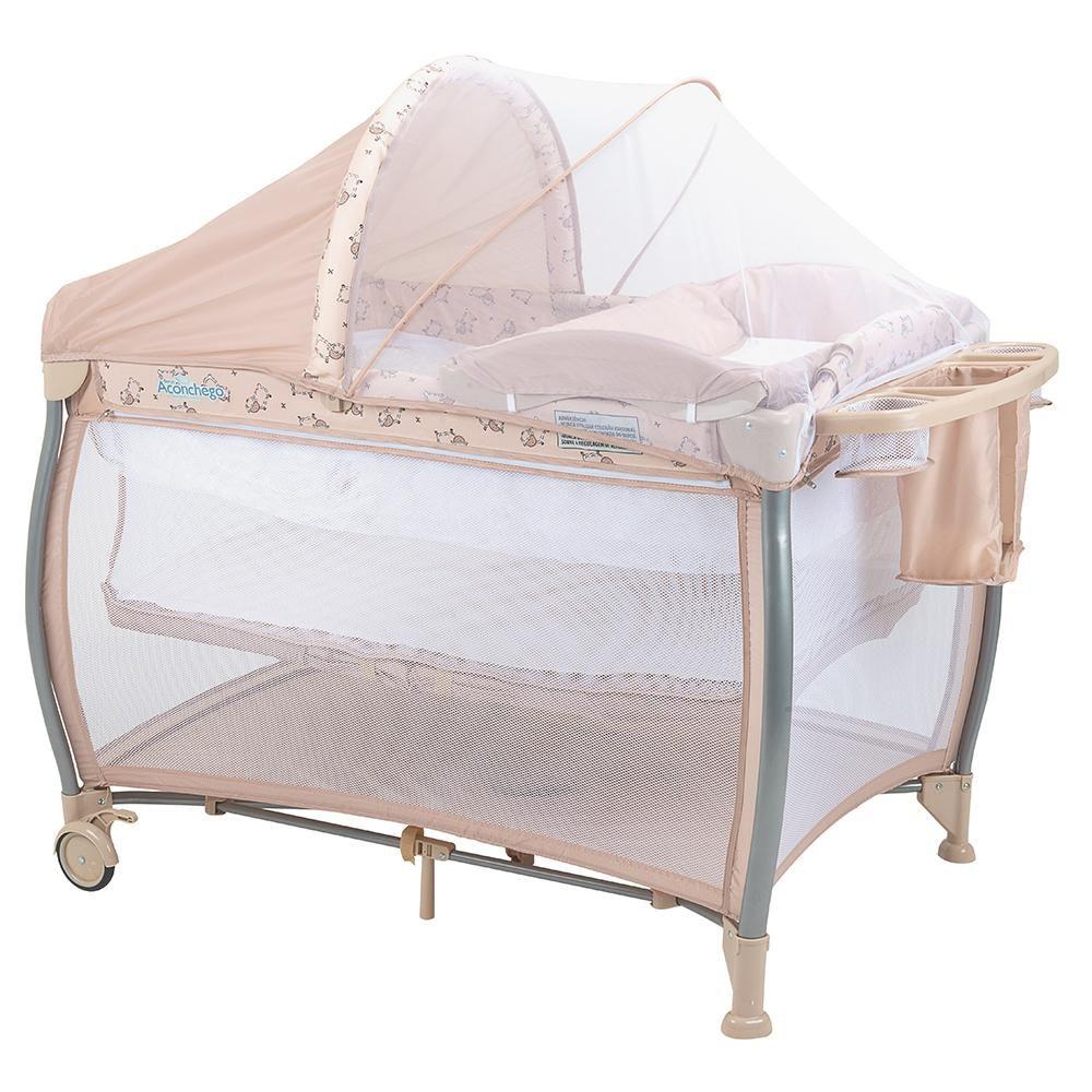 IXBE5110BGC18 Berço Desmontável Burigotto Aconchego Beige - Berço ...