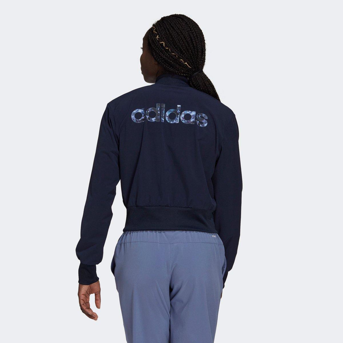 jaqueta adidas cropped
