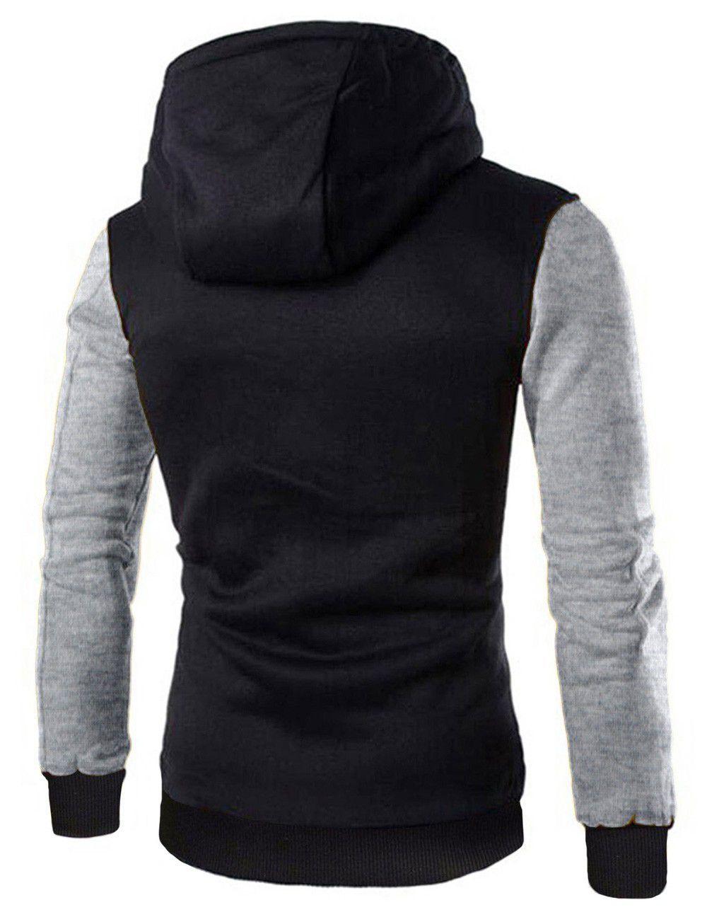 oversized college moletom com capuz