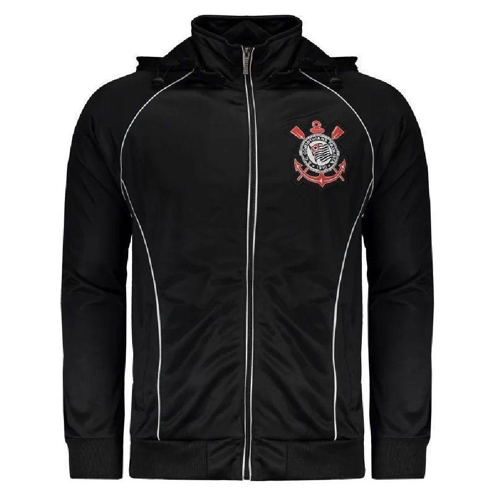 jaqueta do corinthians preta e branca