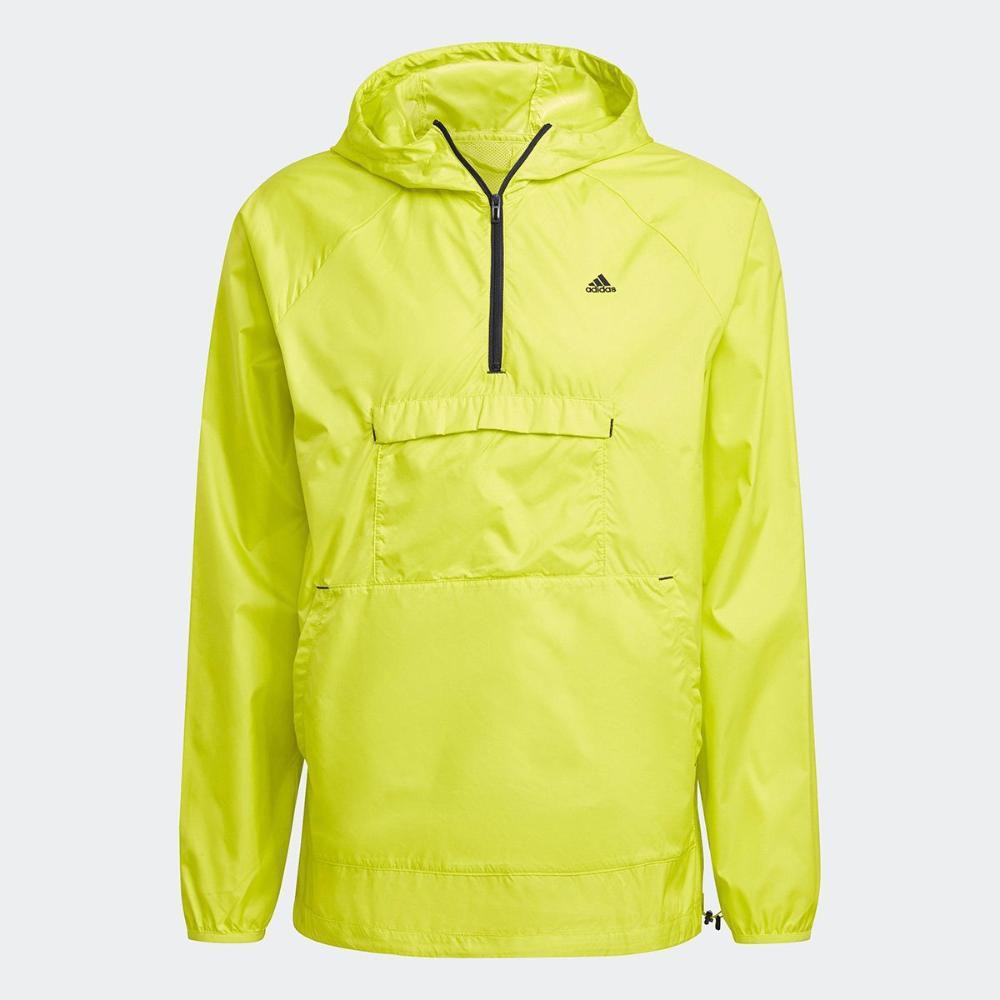 corta vento adidas amarelo e azul