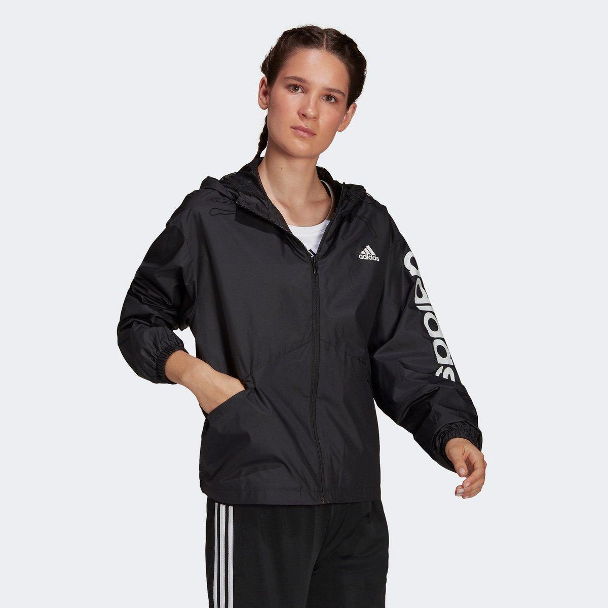 jaqueta corta vento adidas linear colorblock