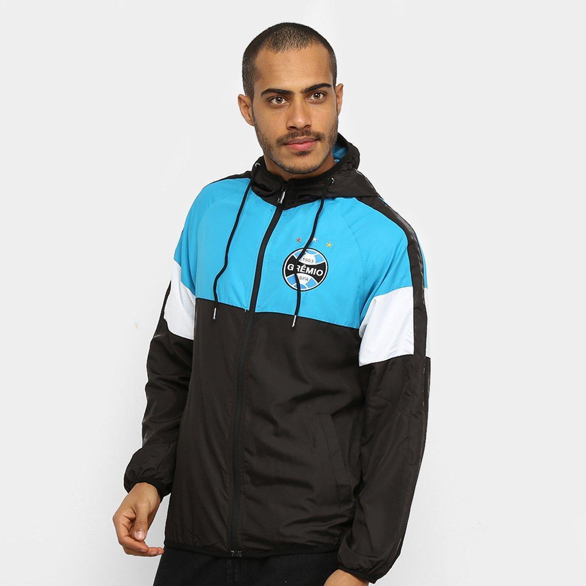 jaqueta corta vento grêmio