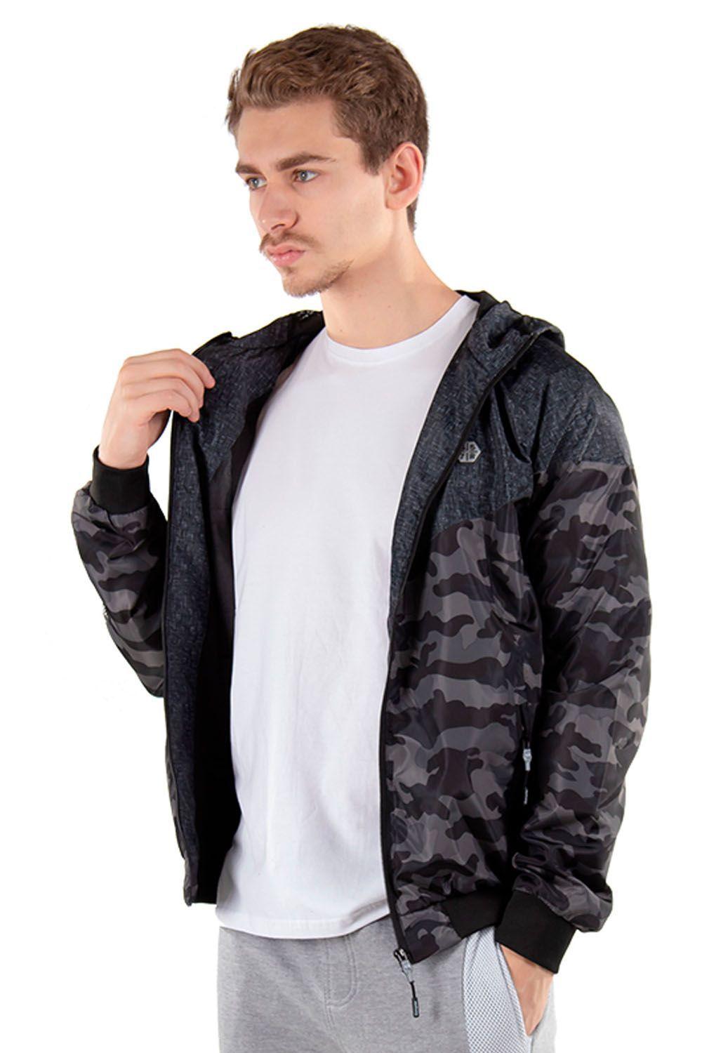 jaqueta gangster camuflada