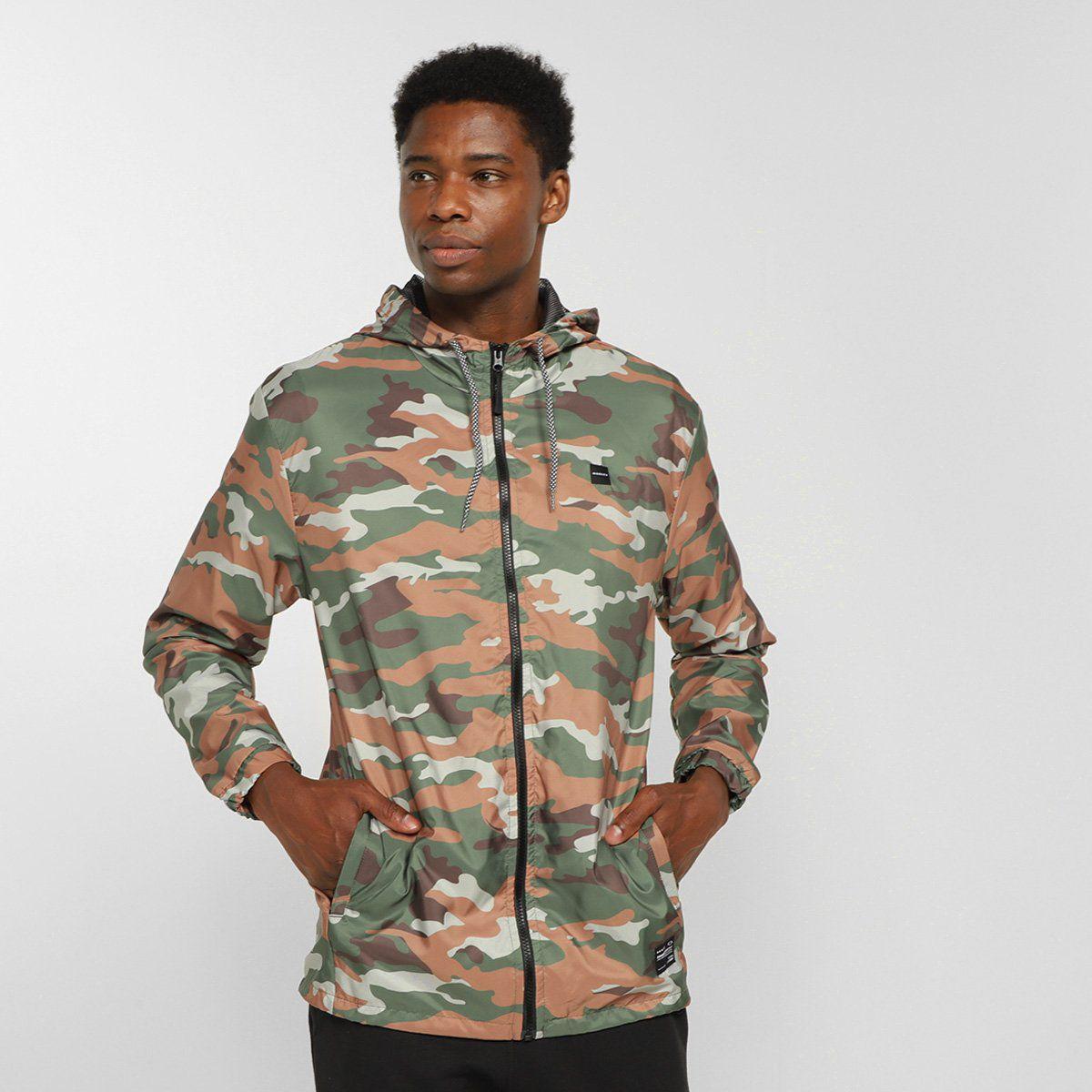 Camouflage Blusa Oakley Corta Vento Camuflada Jaqueta Corta