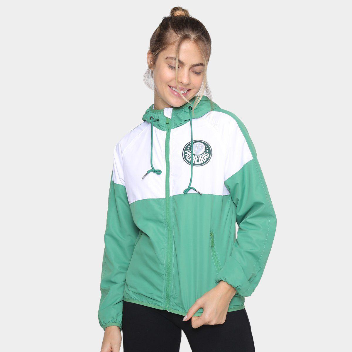 Jaqueta Feminina Moletom Feminino Palmeiras Jaqueta Puma Casaco