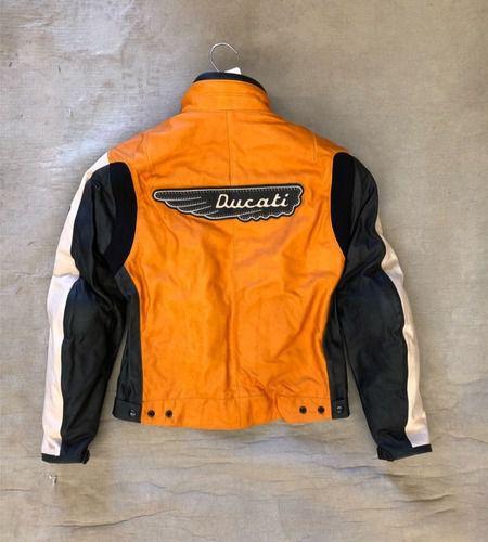 jaqueta de couro ducati