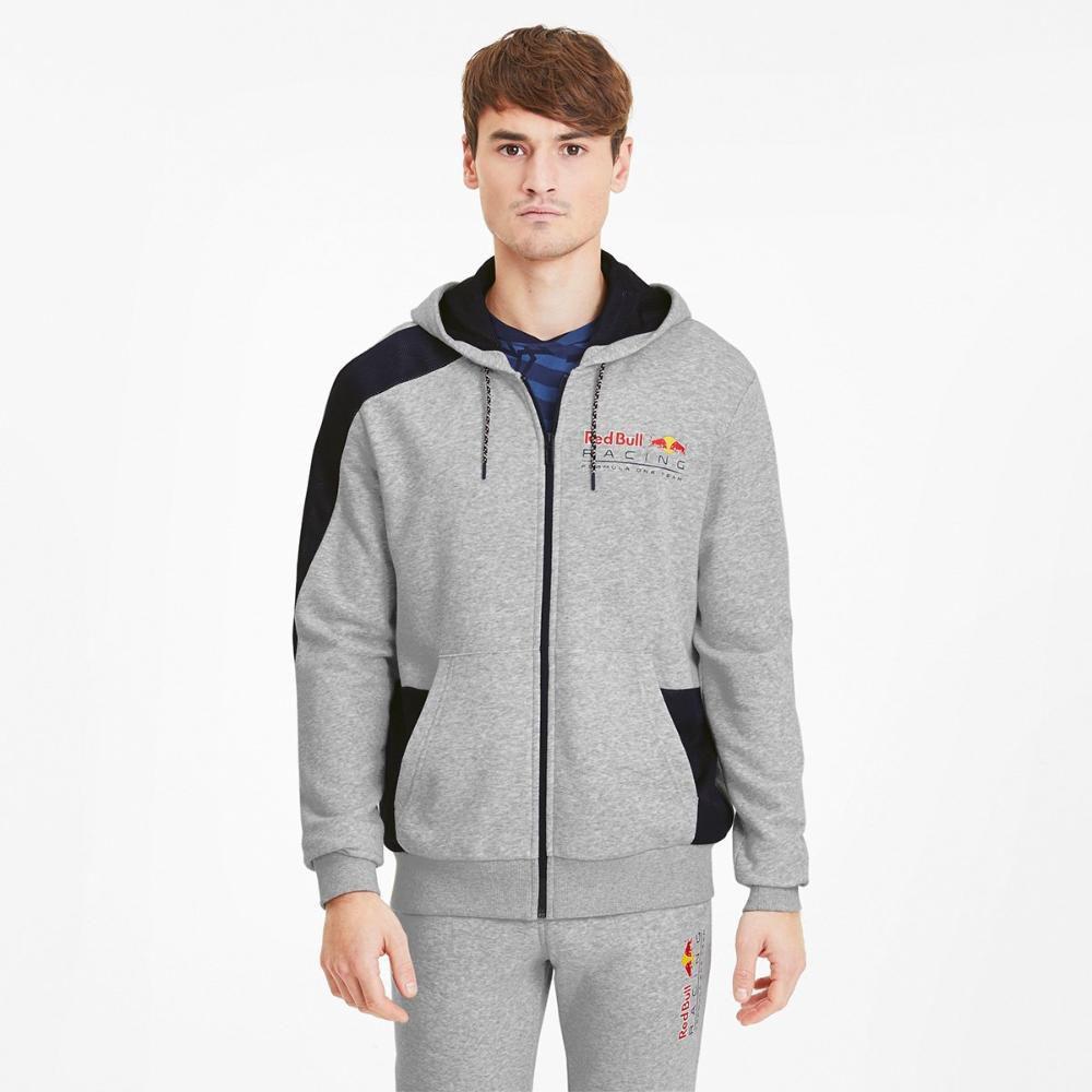 mens red puma moletom com capuz