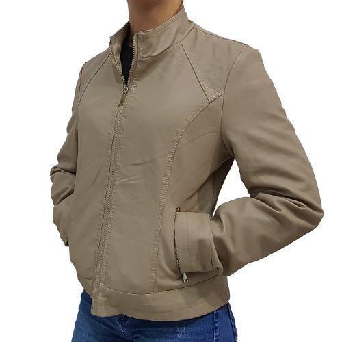 jaqueta de couro feminina mooncity