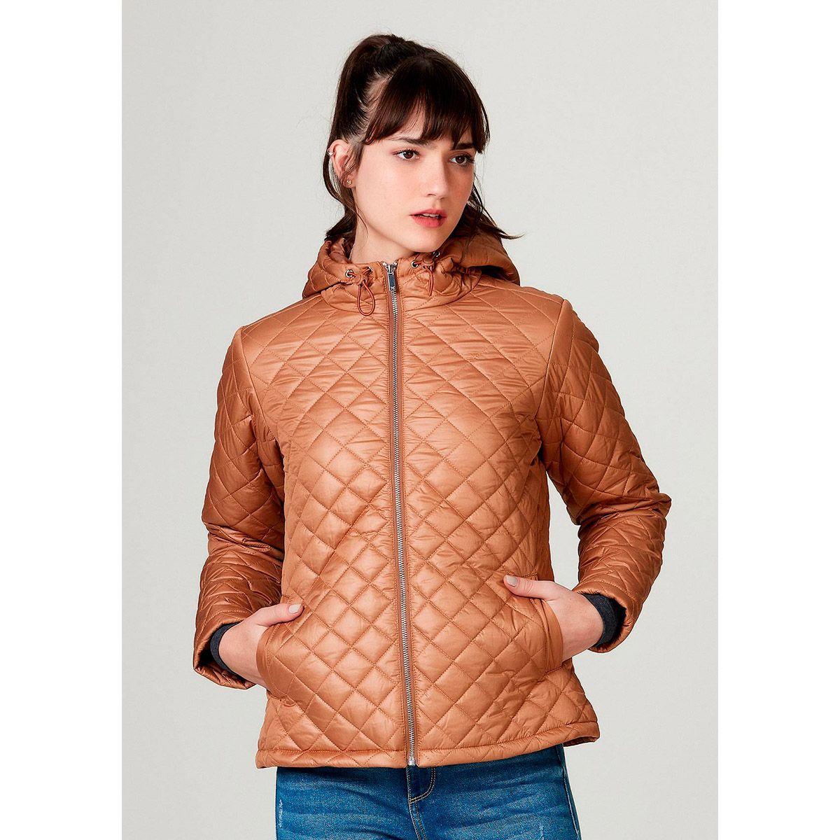 jaqueta jeans acolchoada